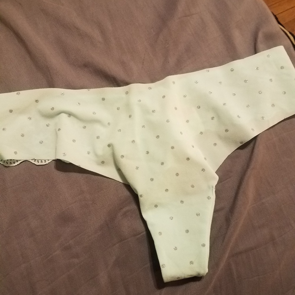 Pink VS thong panties
